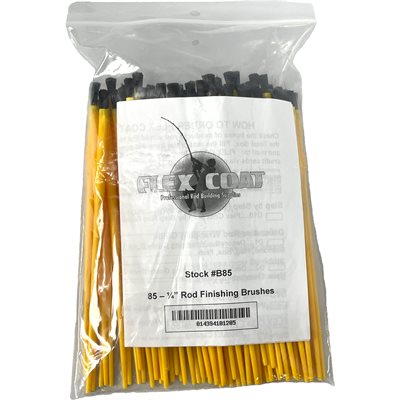 Flexcoat ¼" yellow brushes 85 pack