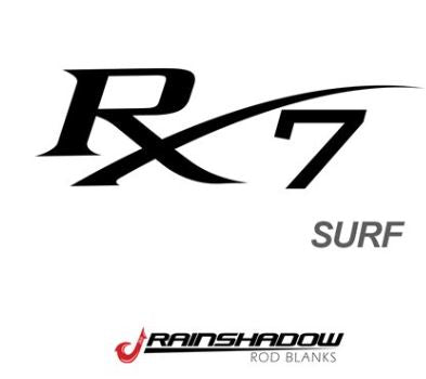 Rainshadow RX7 Graphite Surf Blank 10'6" Matte Gray 2pc Mod-Fast Action ML Power 15-20lbs