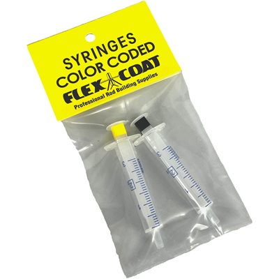 Flex Coat color coded 3cc syringes