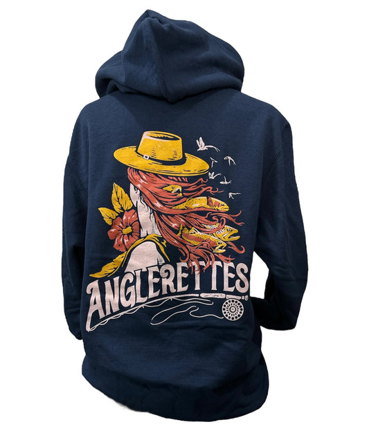 Anglerettes Trout Girl Hoodie