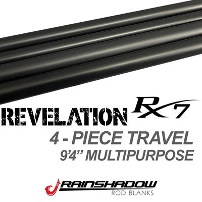 Rainshadow RX7 Revelation 9'4" Surf/Travel 4 Piece Rod Blank